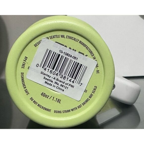 Stanley Quencher H2.0 FlowState Tumbler 40oz, CITRON - Picture 4 of 4